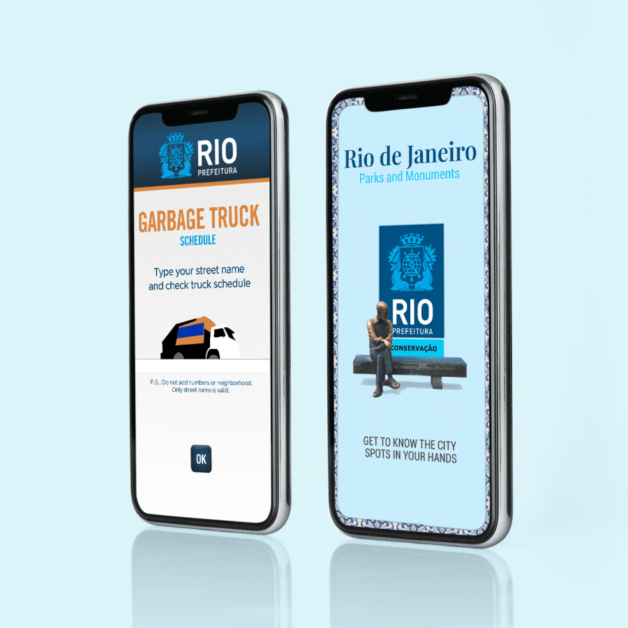 Rio de Janeiro Apps (Creative Direction + Product Design)